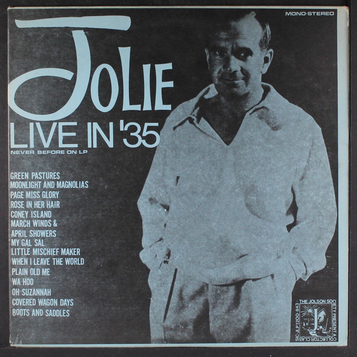 jolie live in '35 by AL JOLSON