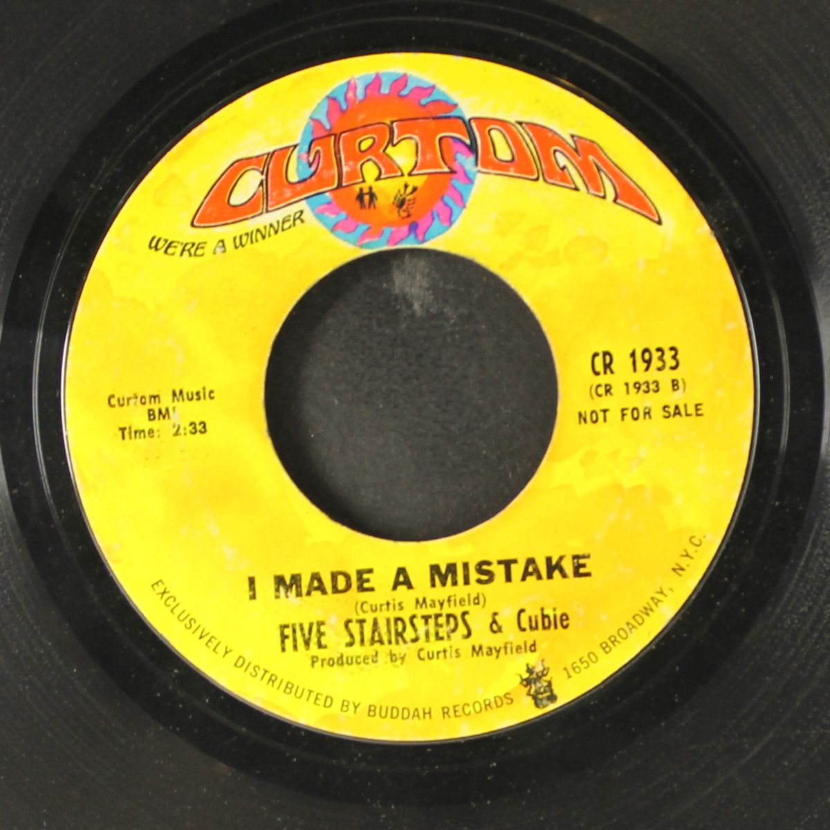 stay close to me / i made a mistake by FIVE STAIRSTEPS & CUBIE