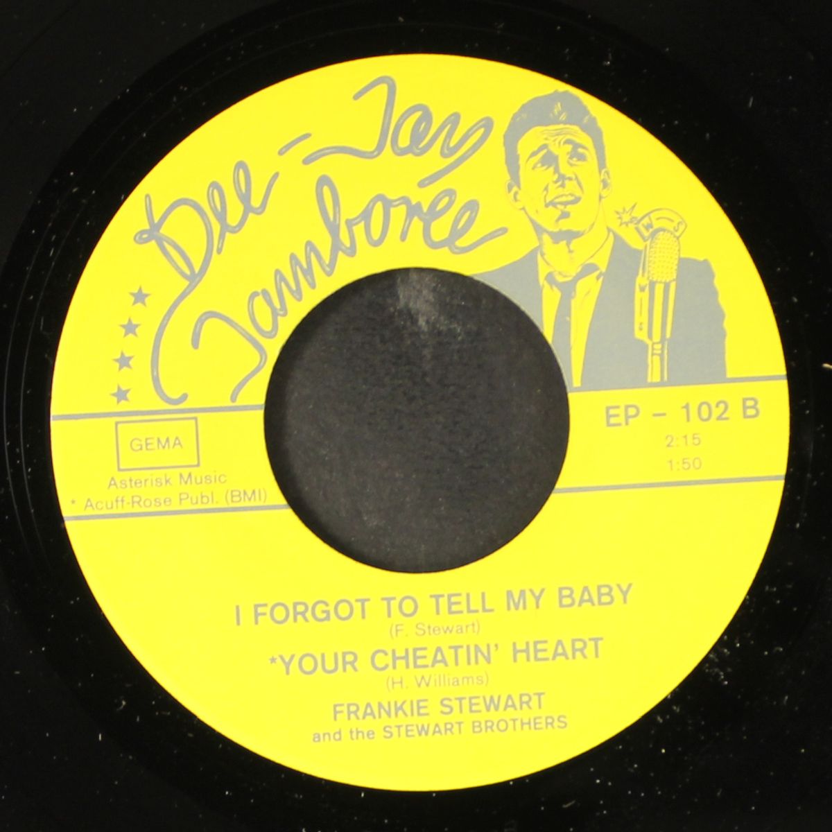 that long black train / i forgot to tell my baby / your cheatin' heart by FRANKIE STEWART