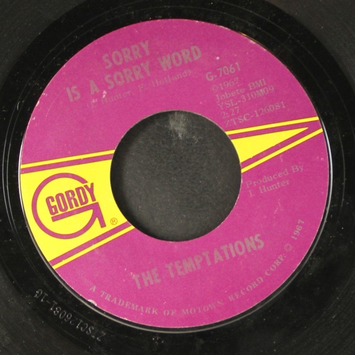 sorry is a sorry word / all i need by TEMPTATIONS