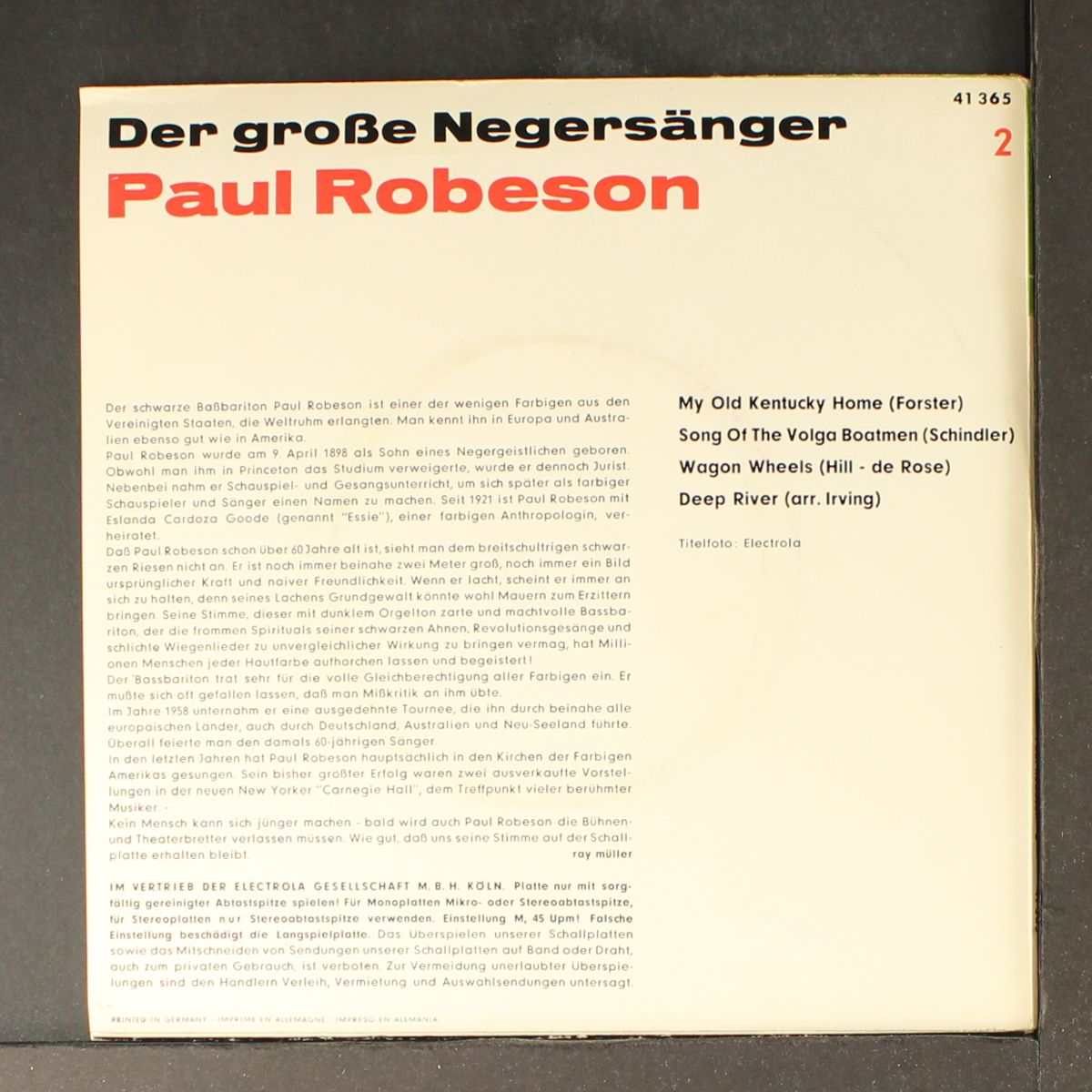 deep river / +3 by PAUL ROBESON