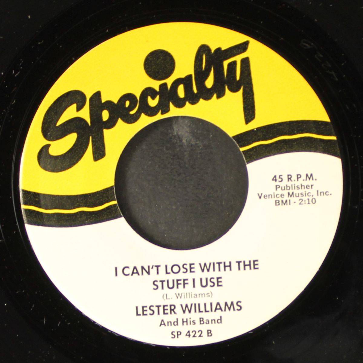 my home ain't here / i can't lose with the stuff i use by LESTER WILLIAMS