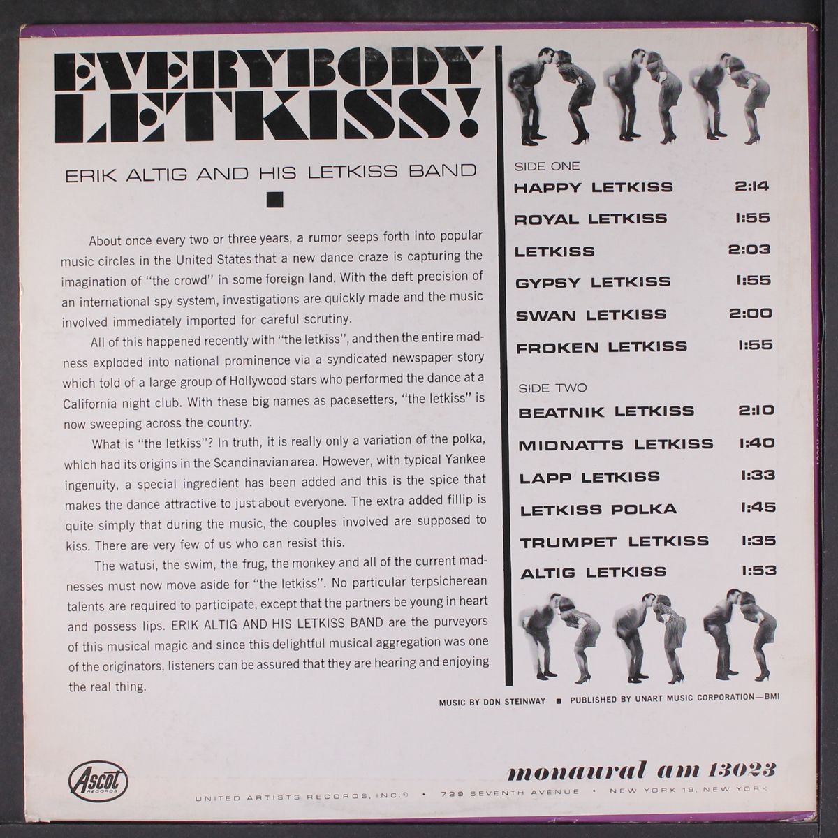 everybody letkiss! by ERIK ALTIG & LETKISS BAND