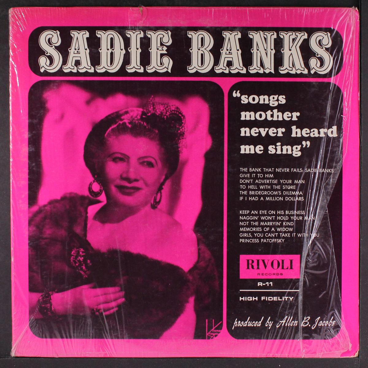 songs mother never heard me sing by SADIE BANKS
