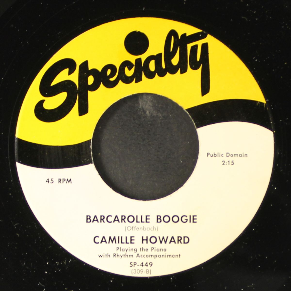 x-temporaneous boogie / barcarolle boogie by CAMILLE HOWARD