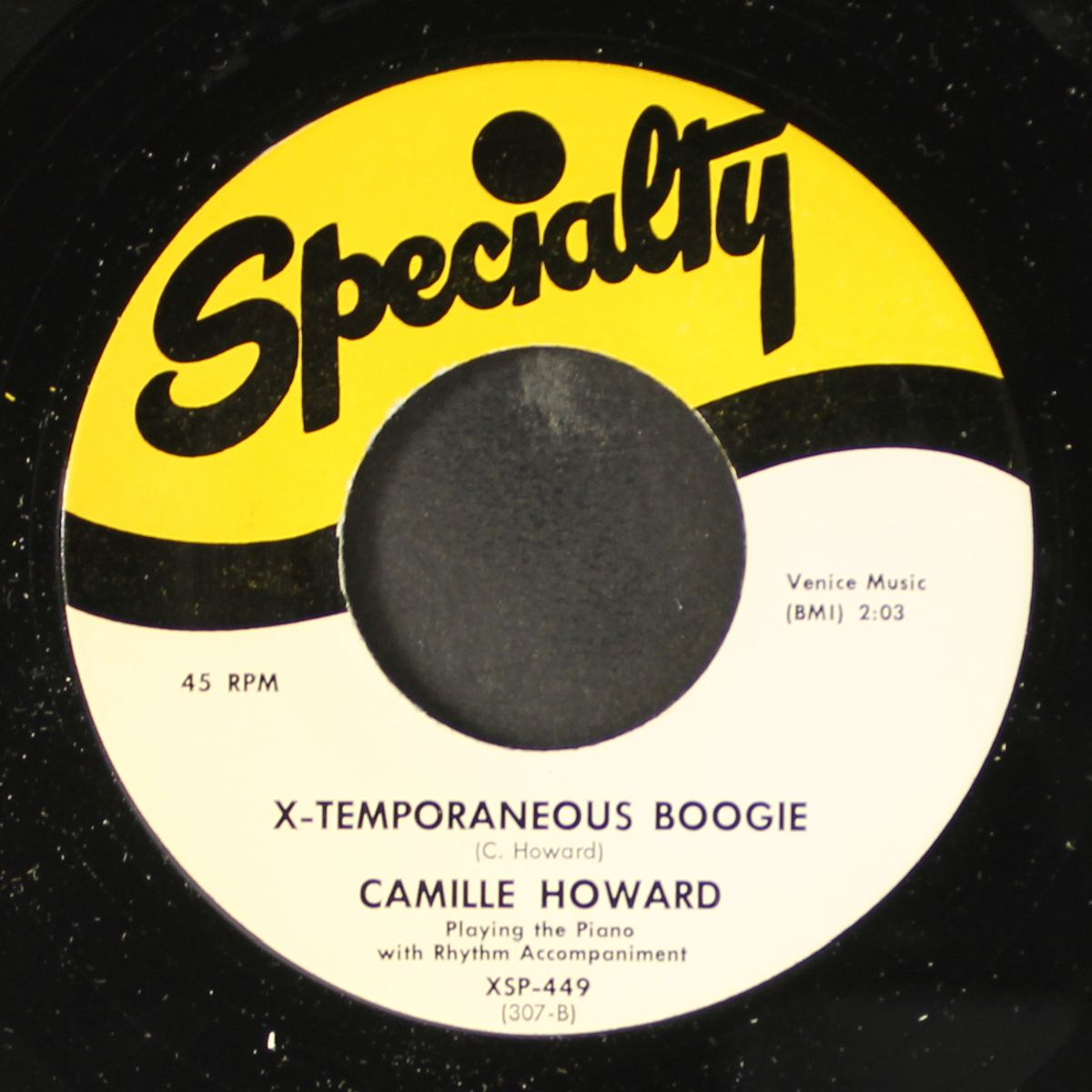 x-temporaneous boogie / barcarolle boogie by CAMILLE HOWARD