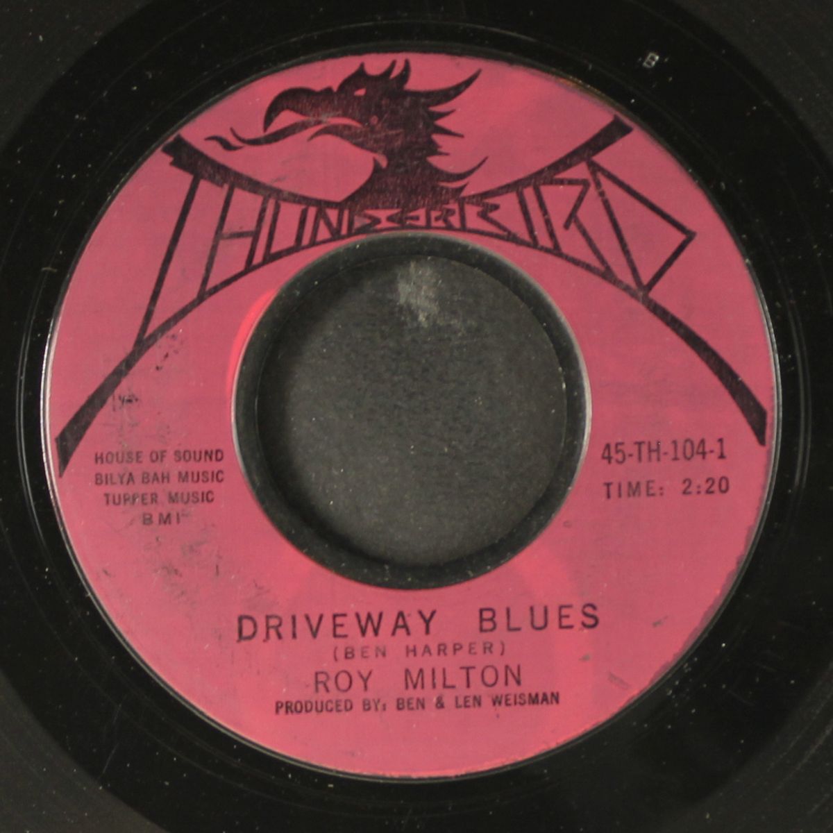 driveway blues / i'm forgettin' about you by ROY MILTON