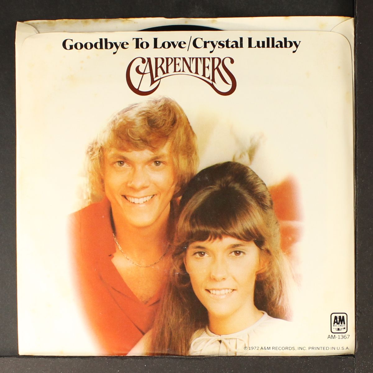 goodbye to love / crystal lullaby by CARPENTERS