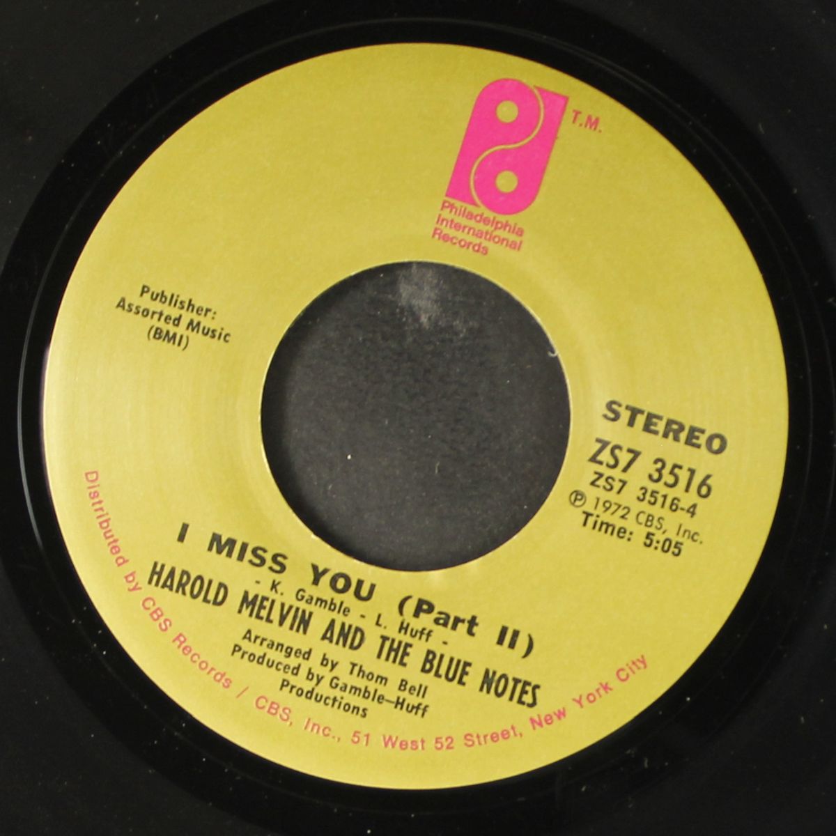 i miss you / part 2 by HAROLD MELVIN & BLUE NOTES