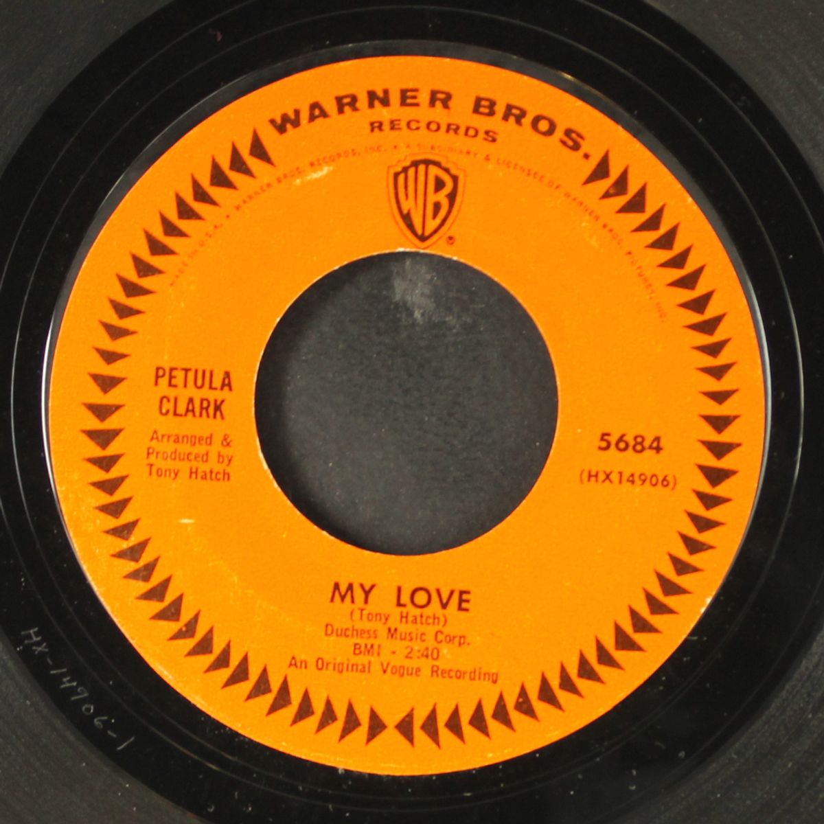 my love / where am i going by PETULA CLARK