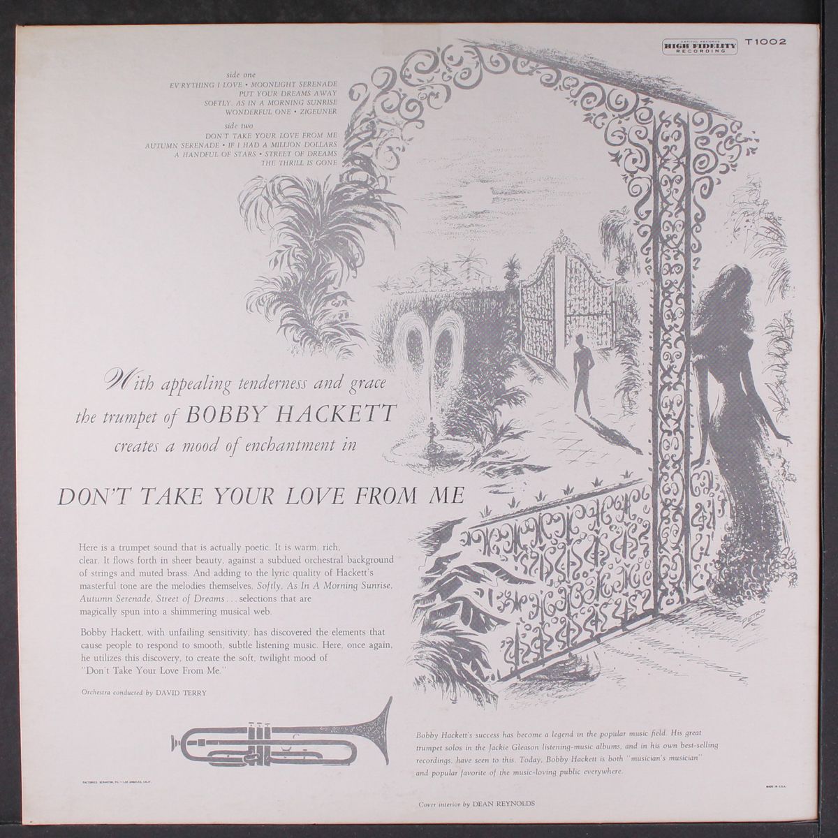 don't take your love from me by BOBBY HACKETT