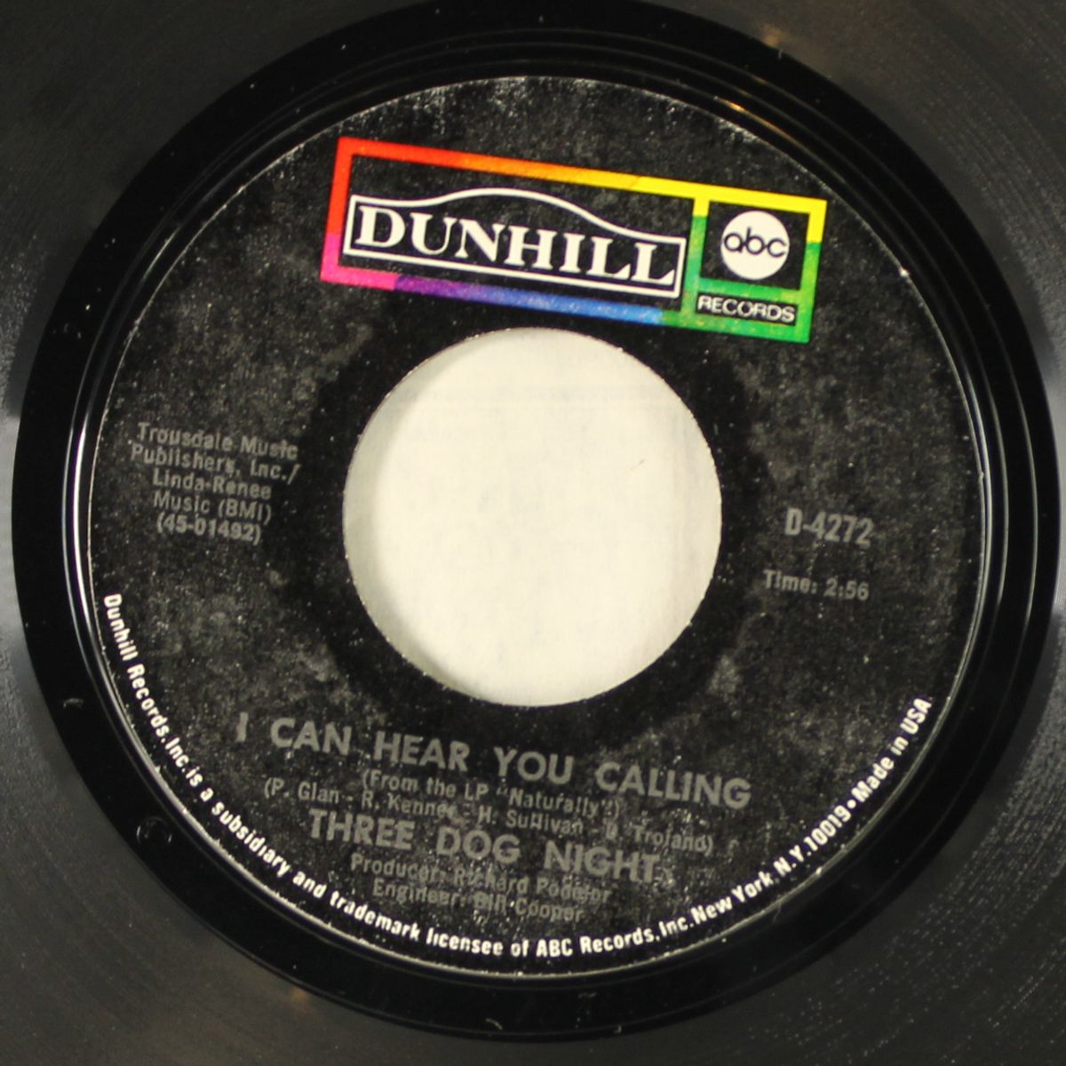 joy to the world / i can hear you calling by THREE DOG NIGHT