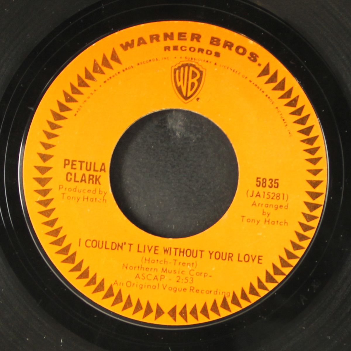 i couldn't live without your love by PETULA CLARK