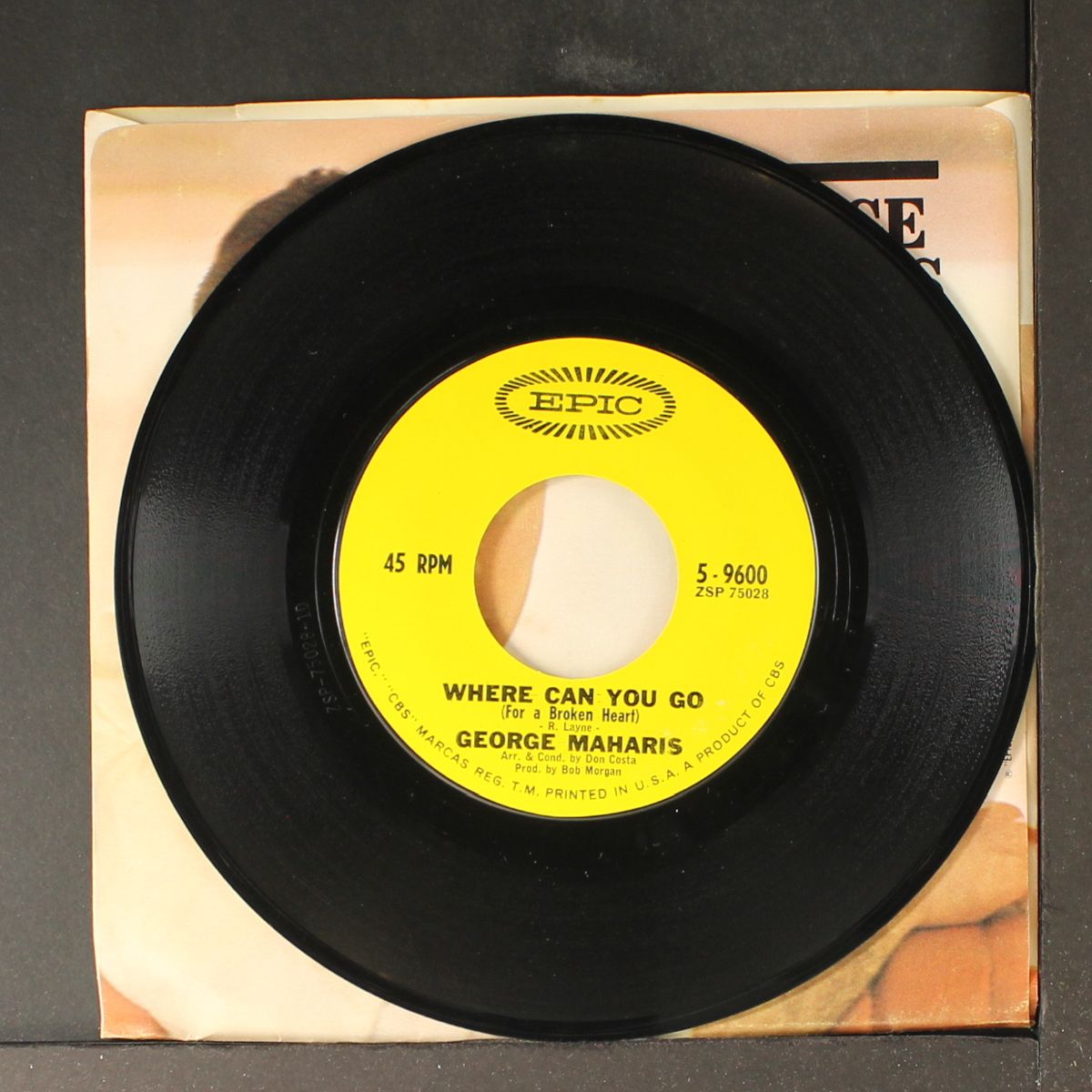 kiss me / where can you go by GEORGE MAHARIS