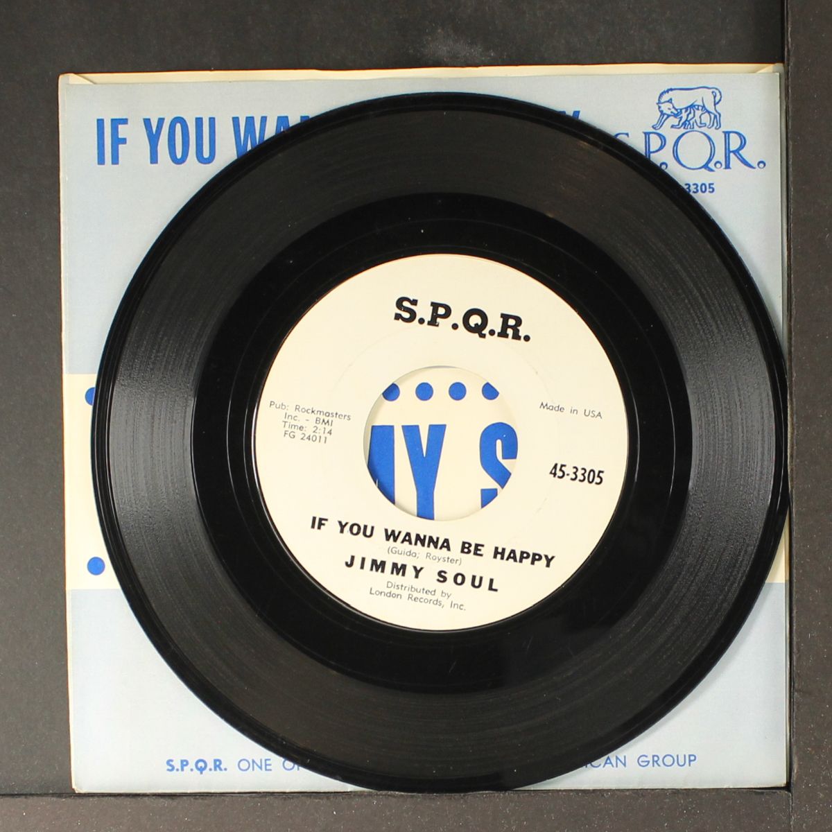 if you wanna be happy / my little room by JIMMY SOUL