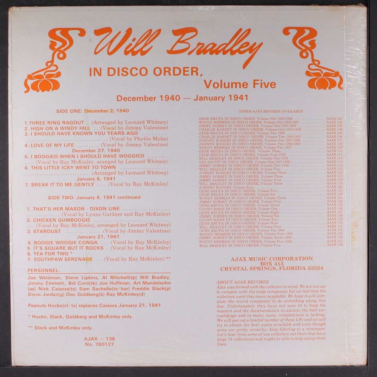 in disco order, vol. 5 by WILL BRADLEY