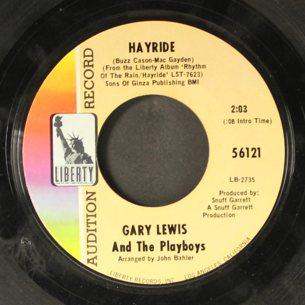 hayride / gary's groove by GARY LEWIS & PLAYBOYS