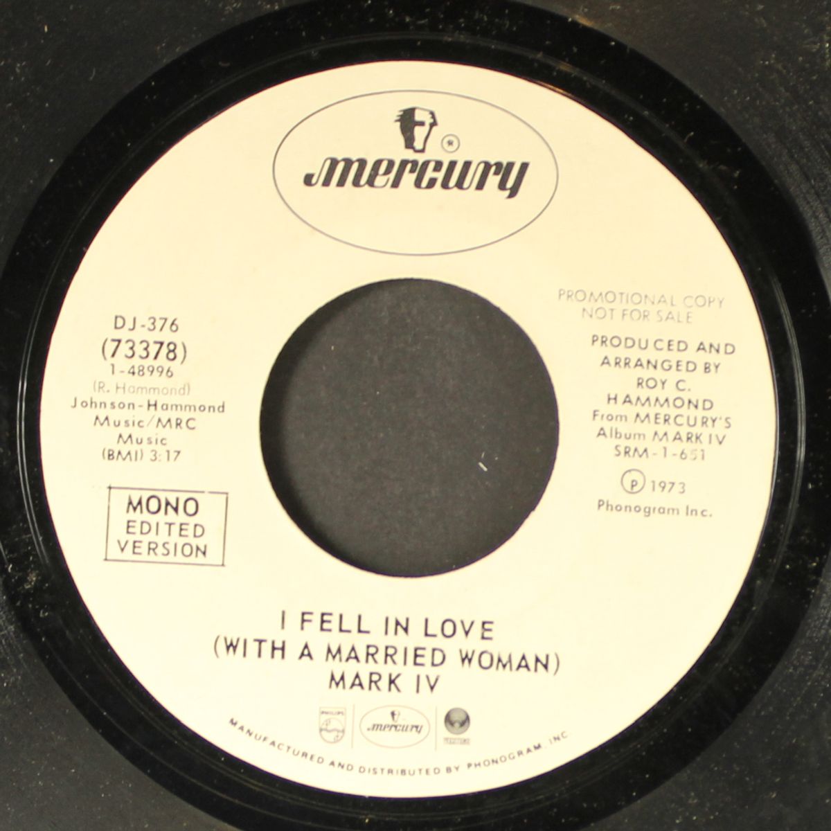 i fell in love (edited) / same by MARK IV