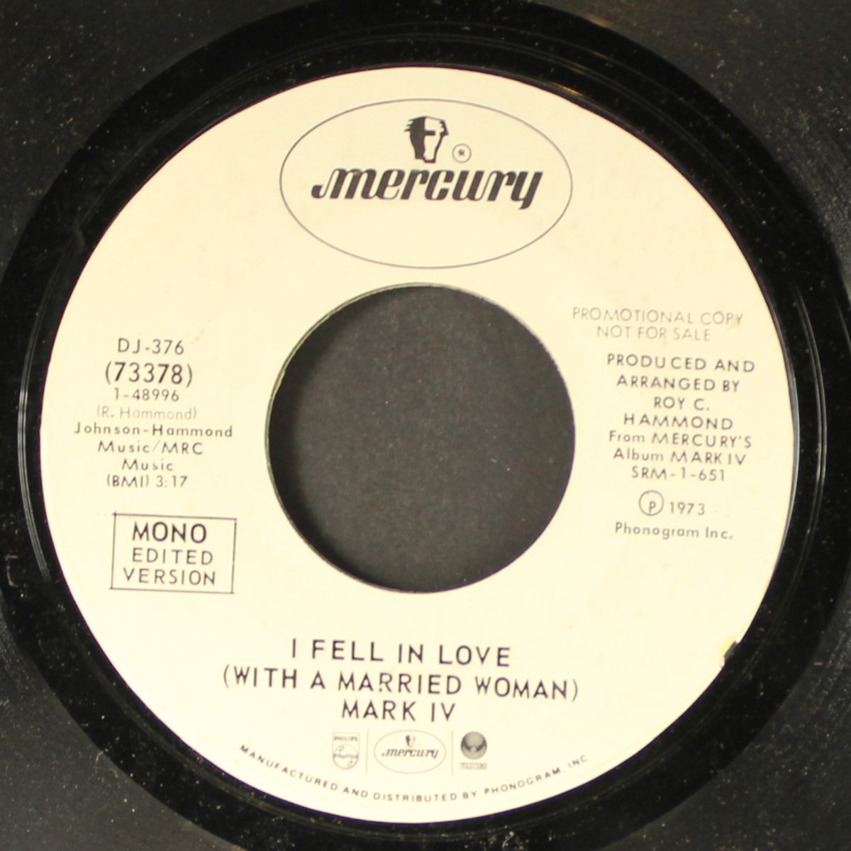 i fell in love (edited) / same by MARK IV
