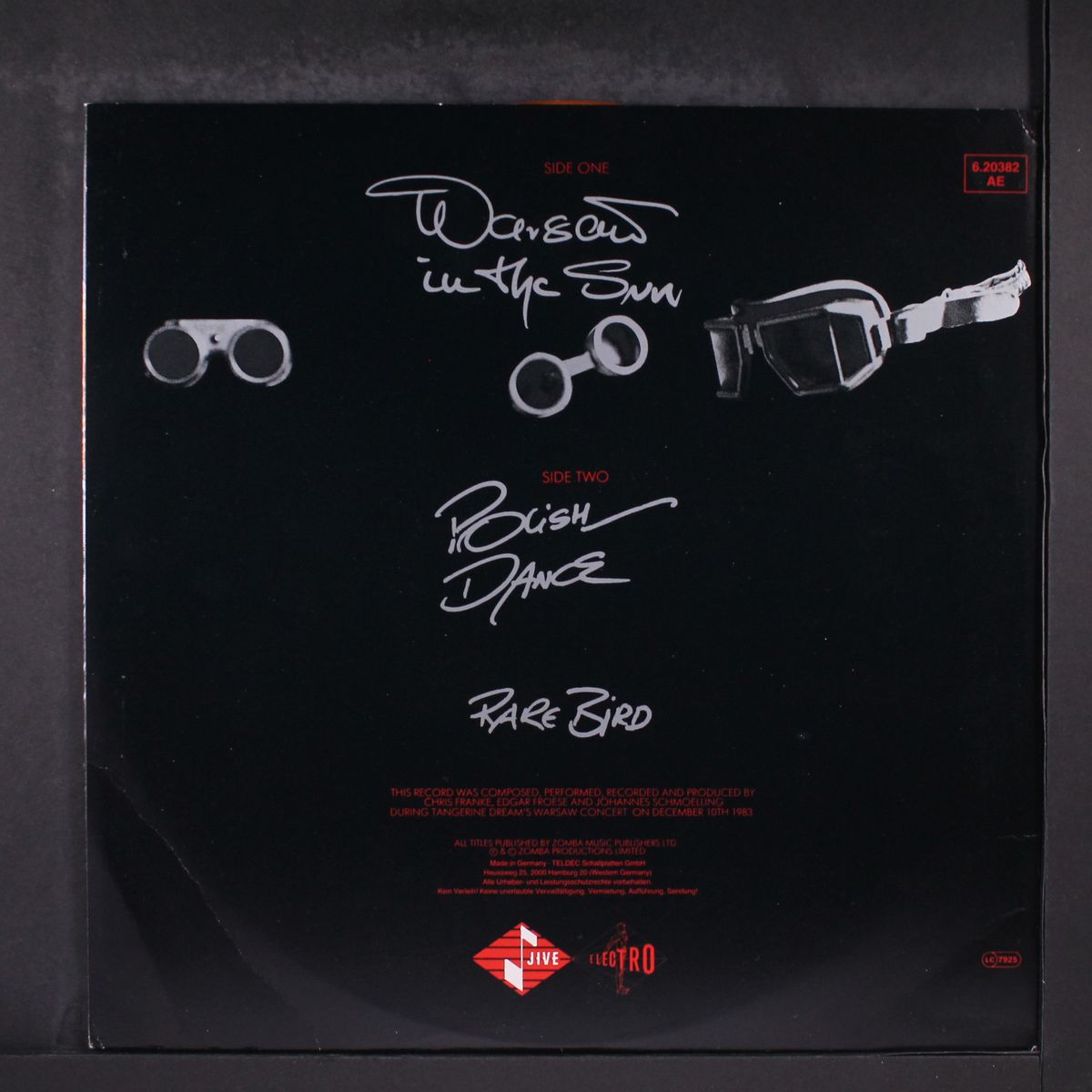 warsaw in the sun / polish dance / rare bird by TANGERINE DREAM