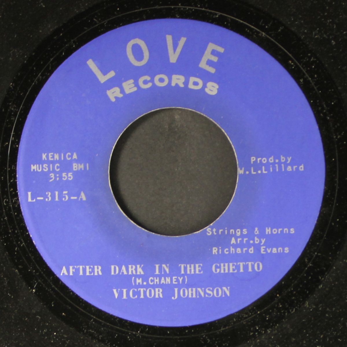 after dark in the ghetto by VICTOR JOHNSON