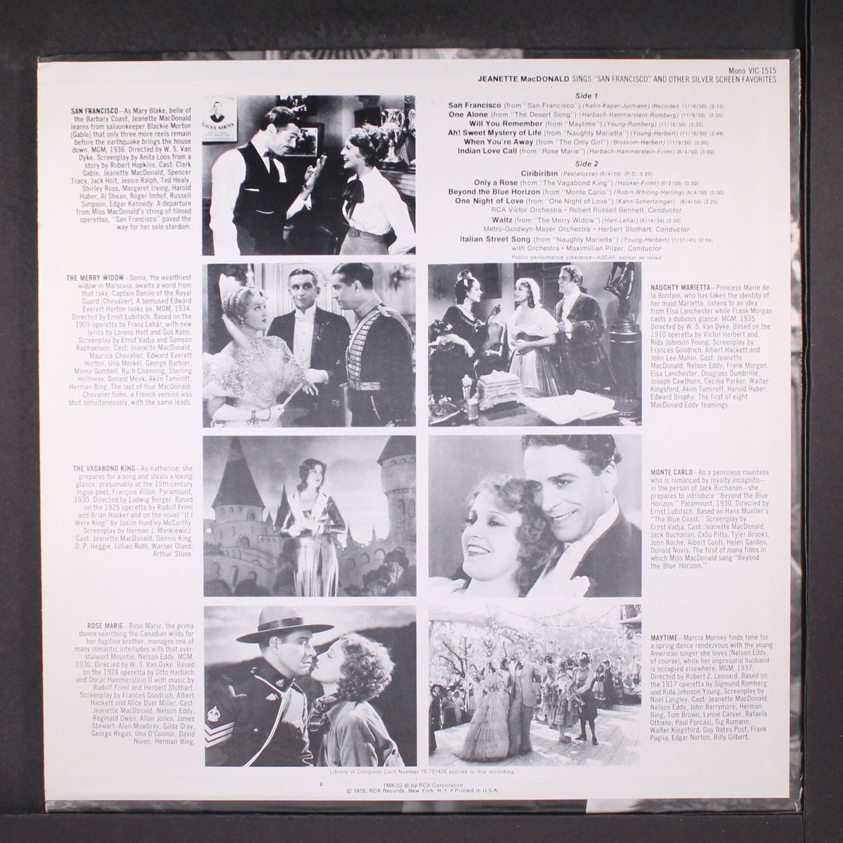 sings san francisco and others by JEANETTE MACDONALD