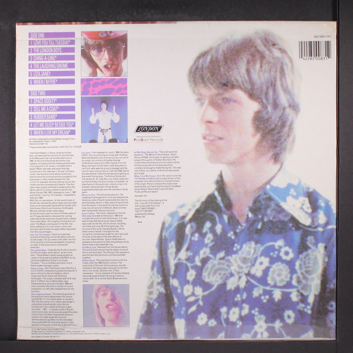 love you till tuesday by DAVID BOWIE