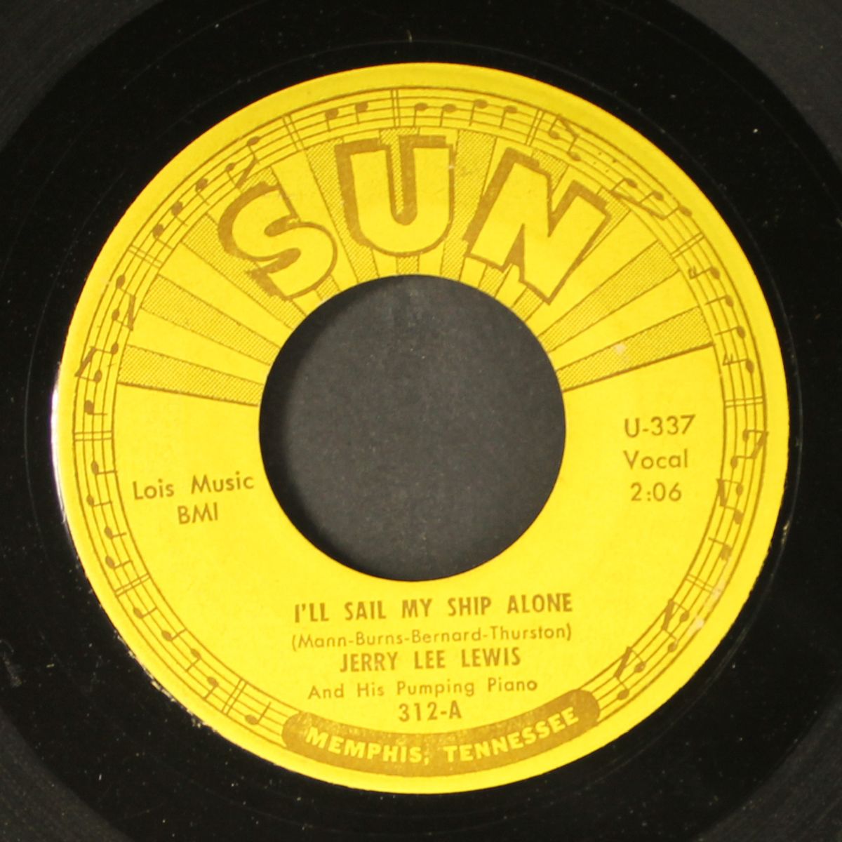i'll sail my ship alone / it hurt me so by JERRY LEE LEWIS