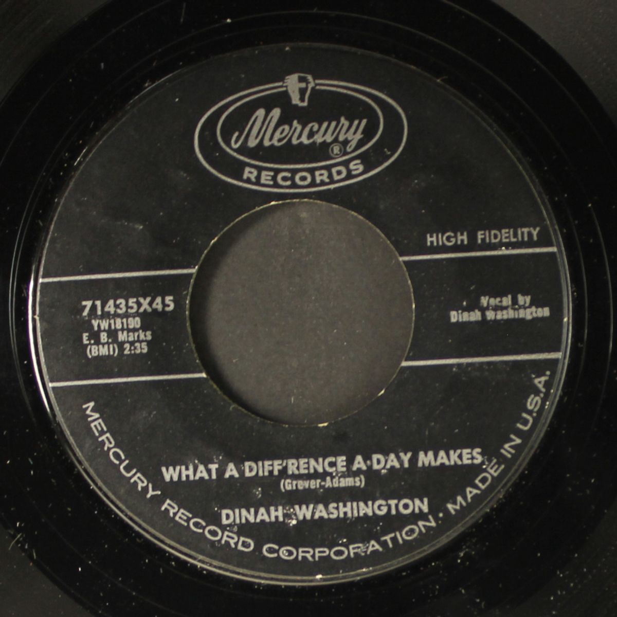 what a diff'rence a day makes / come on home by DINAH WASHINGTON