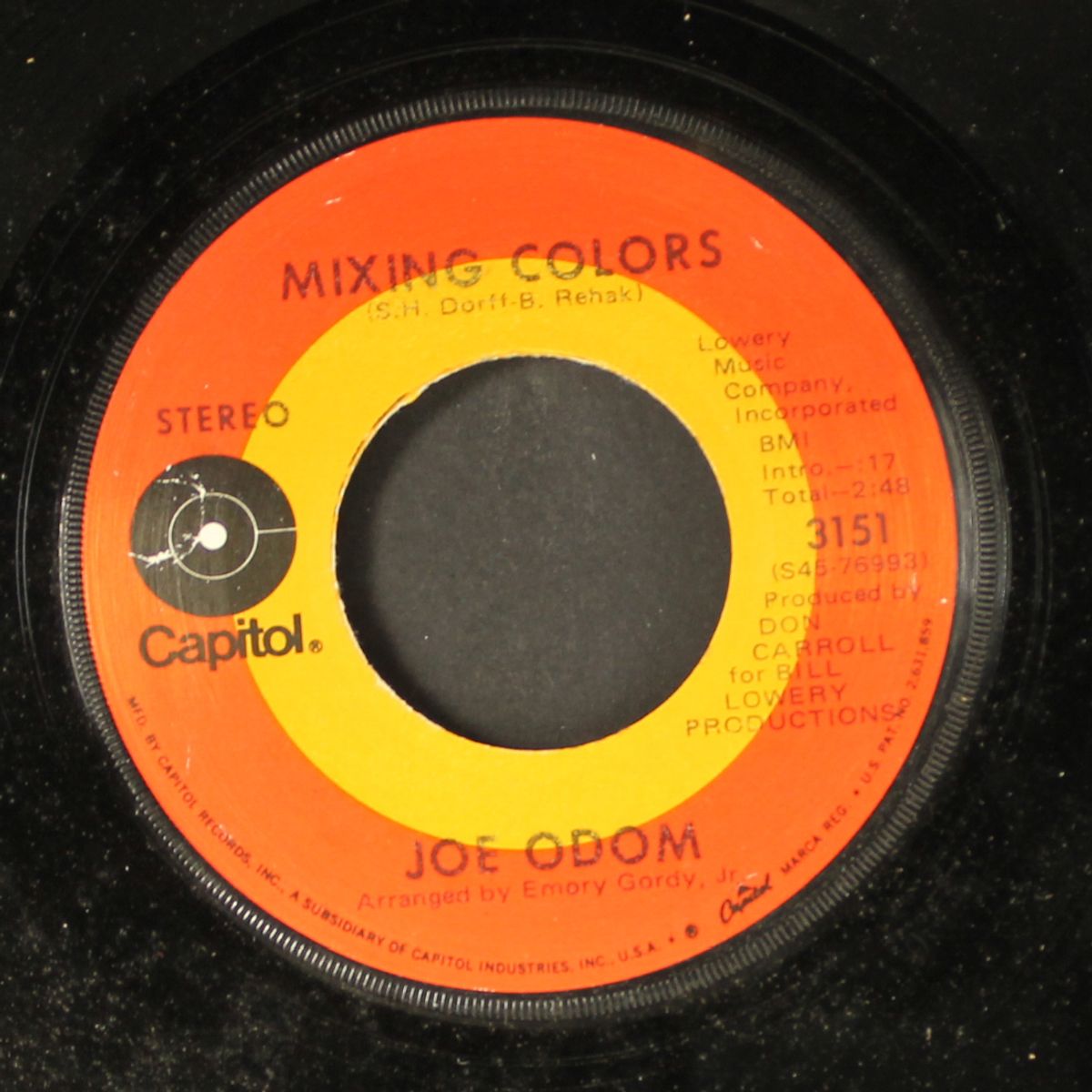 god bless the po' folks / mixing colors by JOE ODOM
