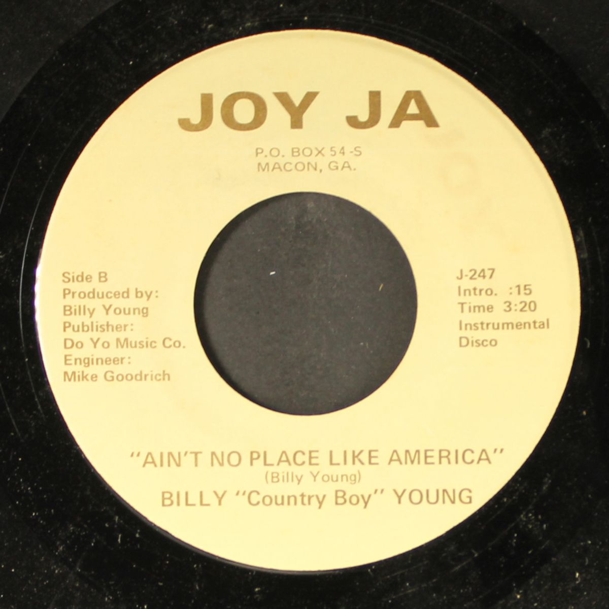 ain't no place like america by BILLY YOUNG