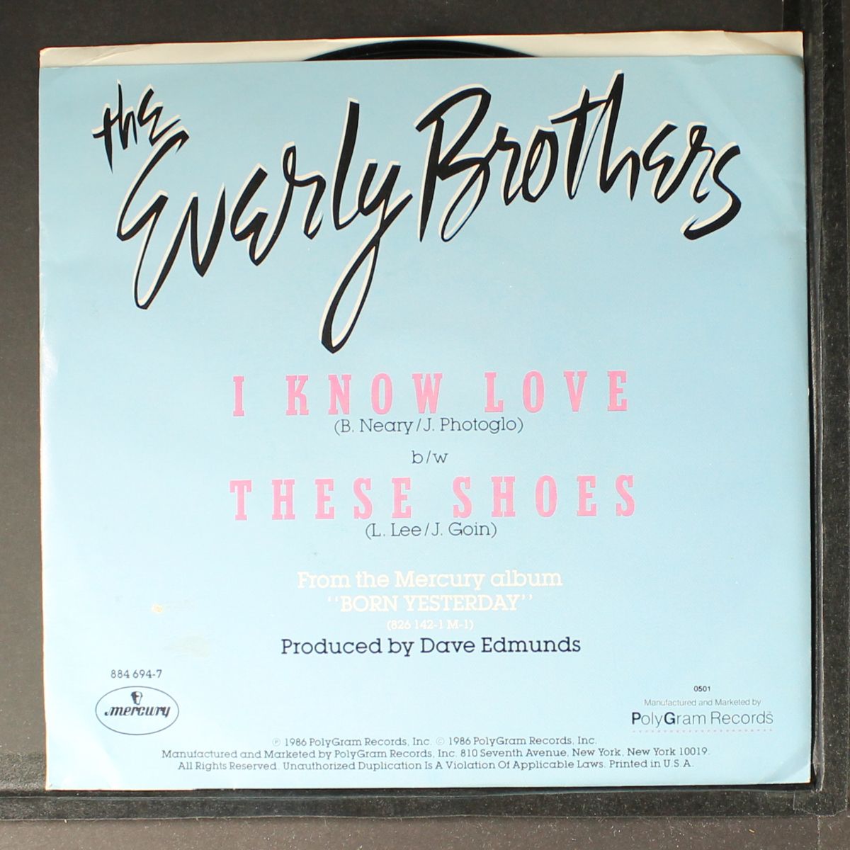 i know love / these shoes by EVERLY BROTHERS