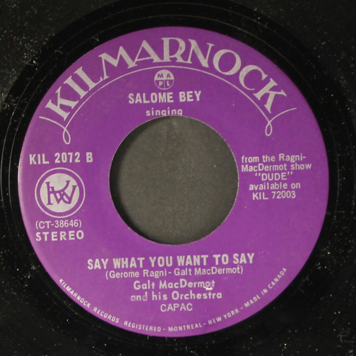 happy song / say what you want me to say by SALOME BEY