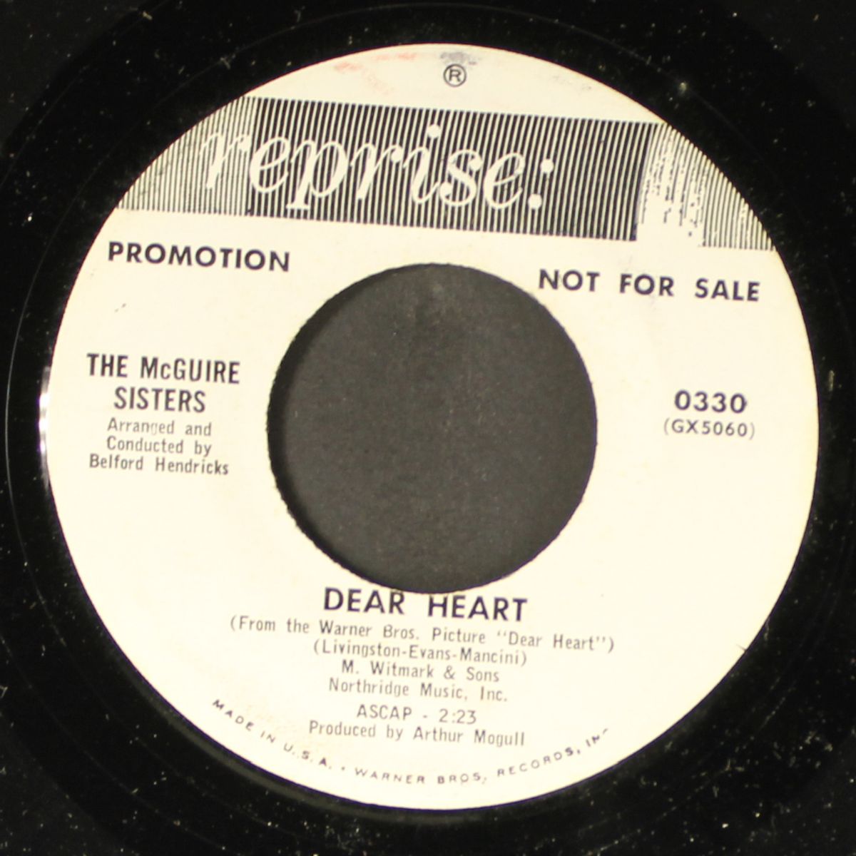 candy heart / dear heart by MCGUIRE SISTERS