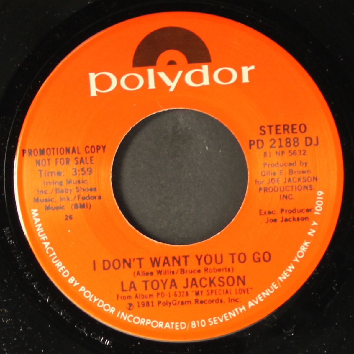 i don't want you to go / same by LA TOYA JACKSON