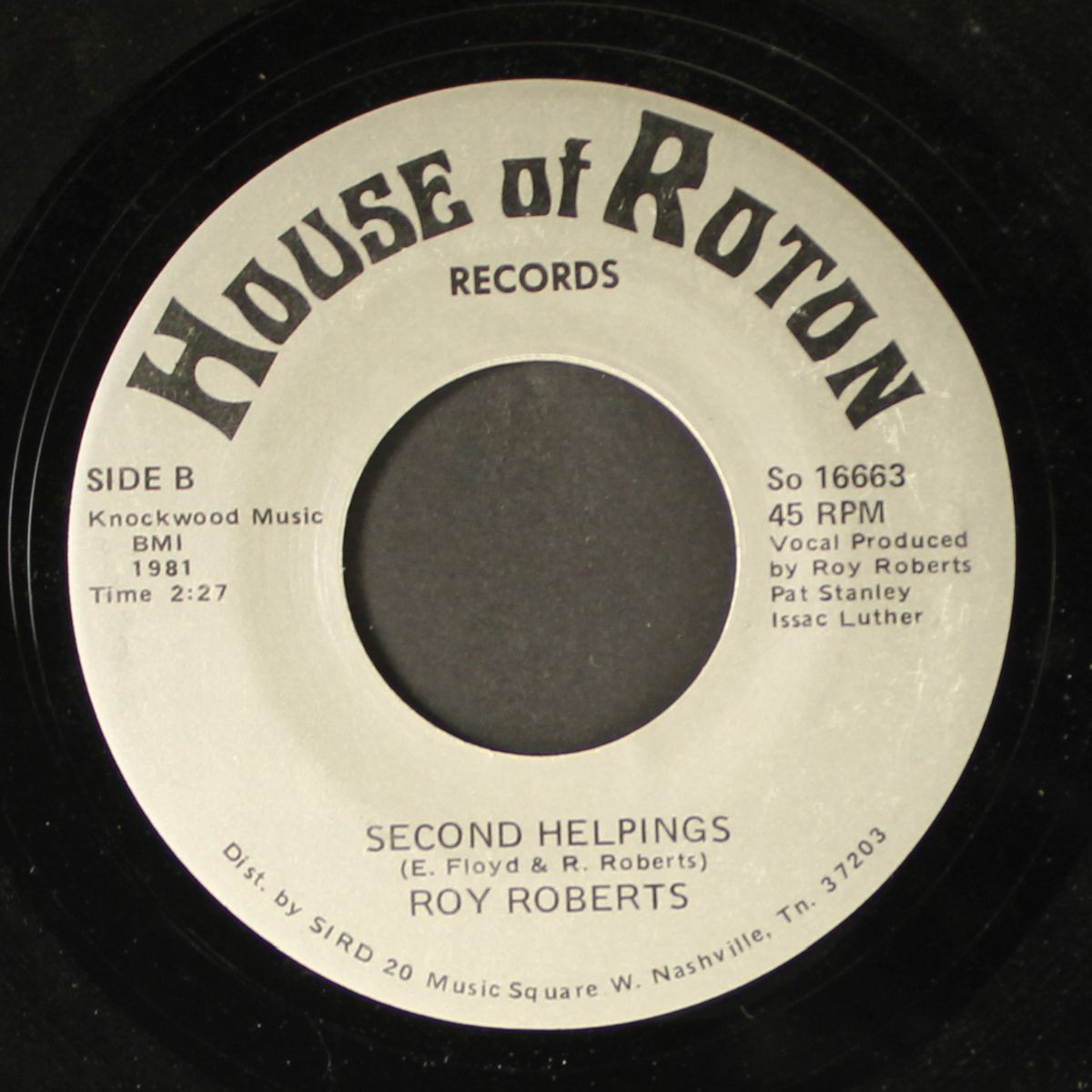 don't come running back / second helpings by ROY ROBERTS