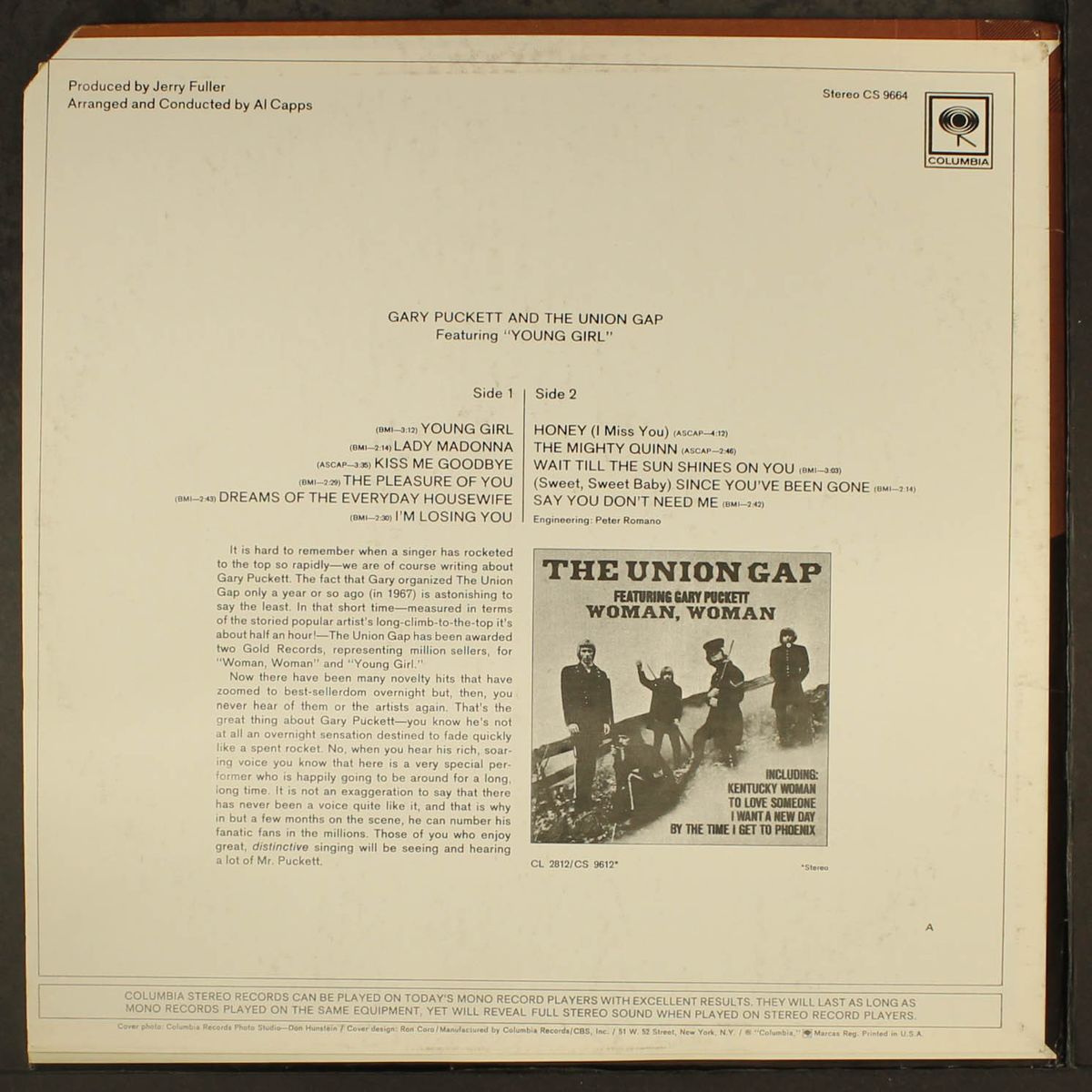 gary puckett and the union gap featuring young girl by GARY PUCKETT & UNION GAP