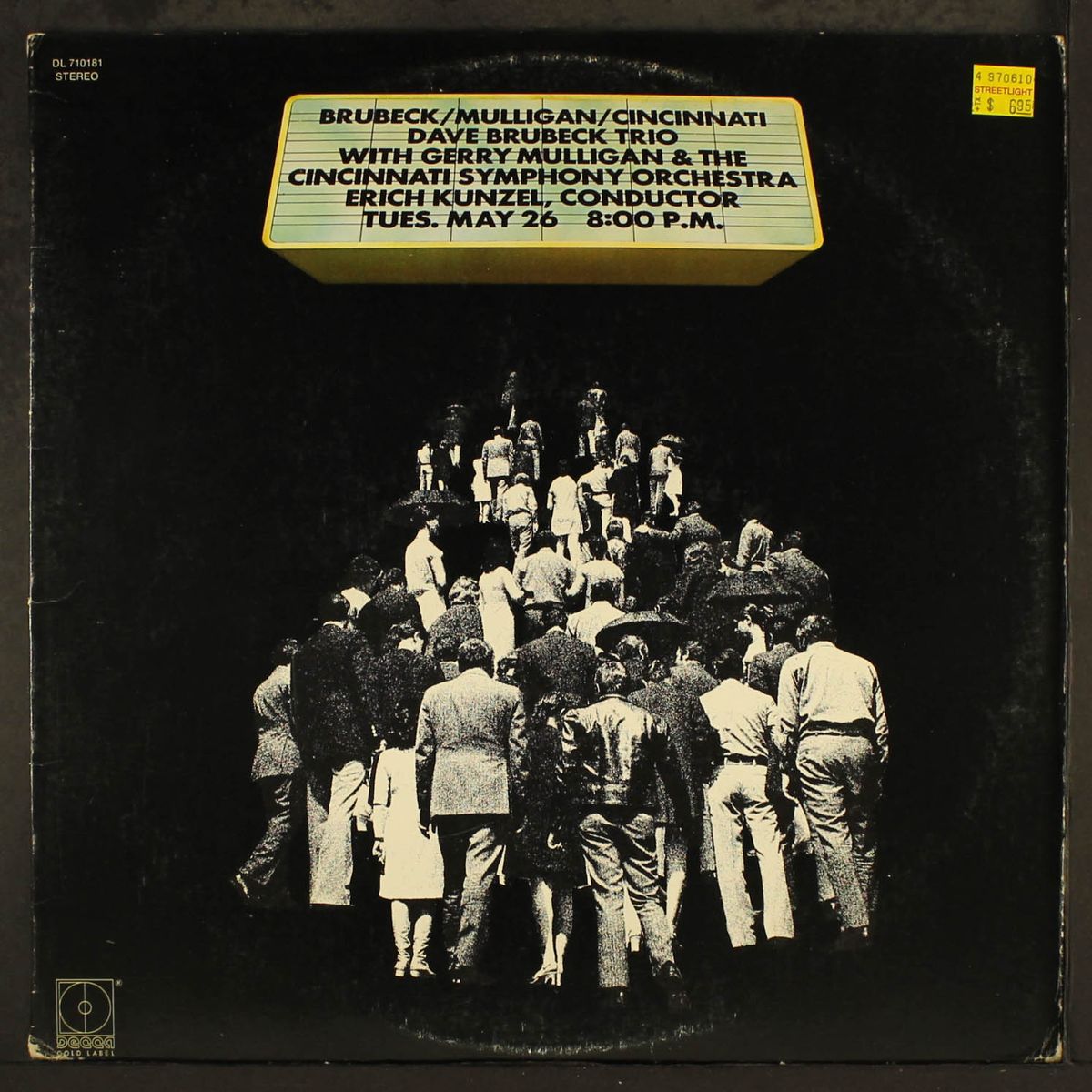 brubeck/mulligan/cincinnati by DAVE BRUBECK & MULLIGAN/CINCINNATI