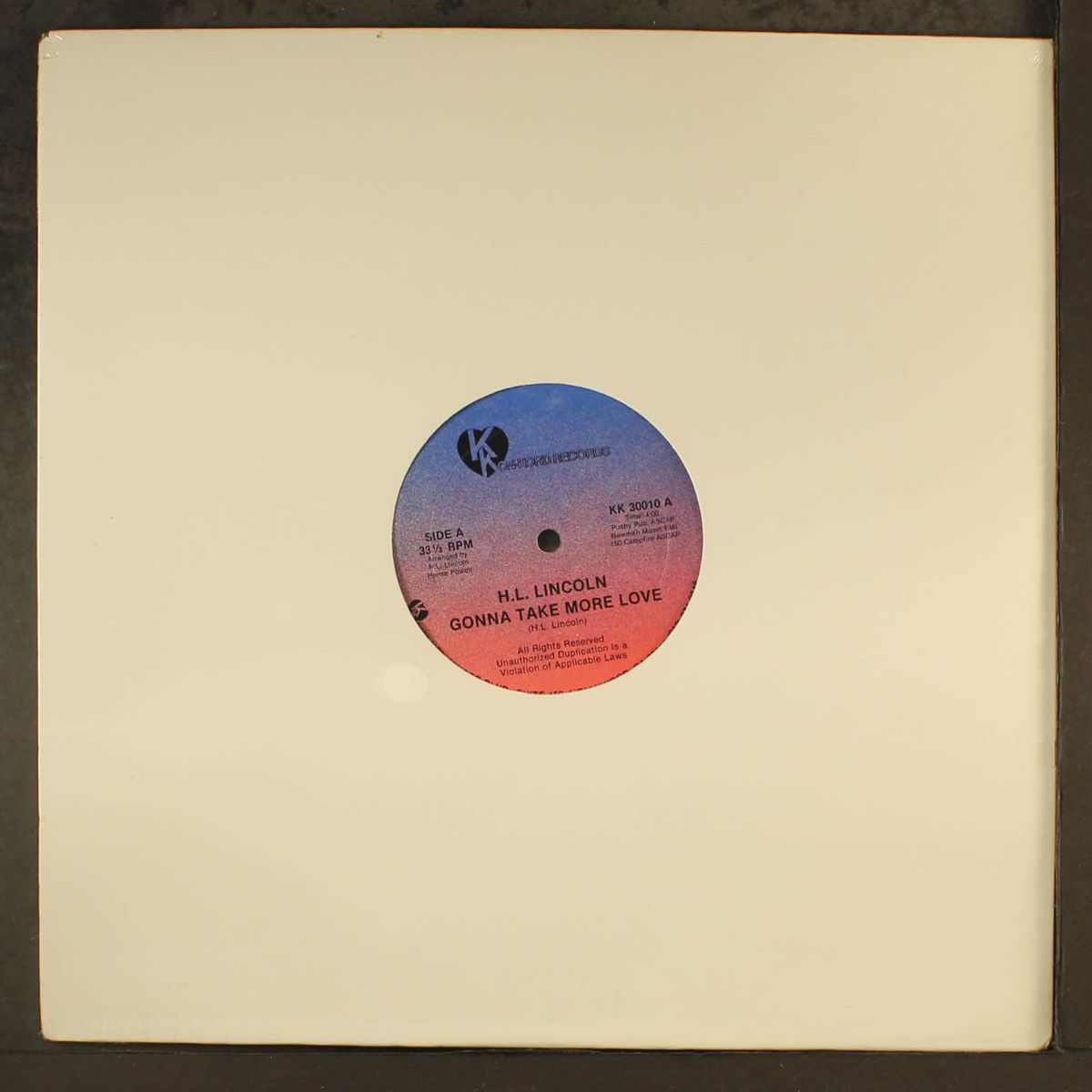 gonna take more love / dance contest by H.L. LINCOLN / P.T. EXPRESS