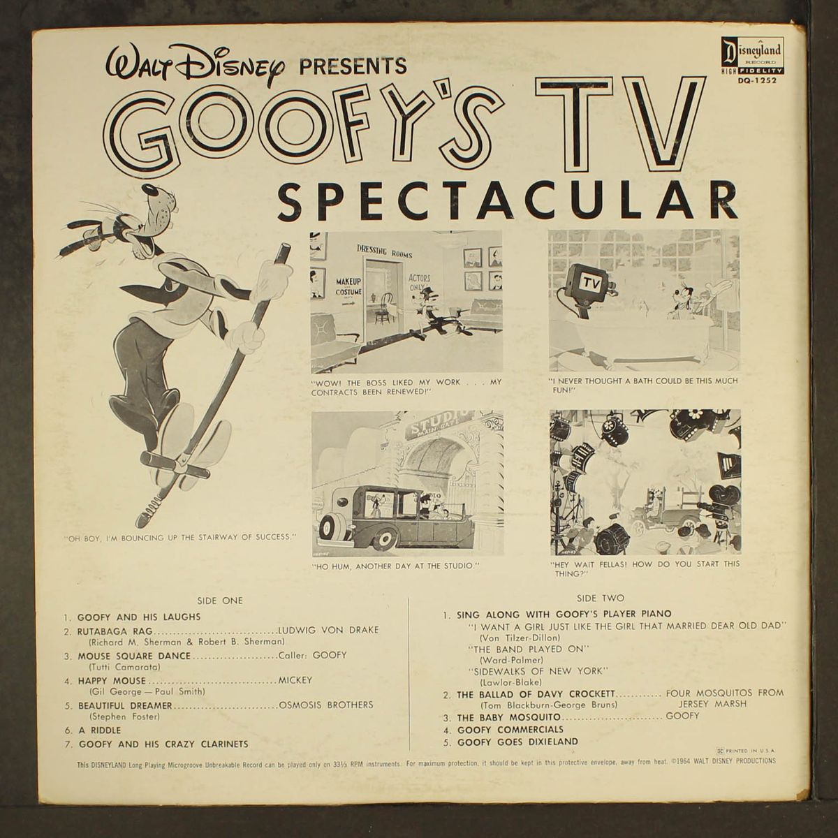 goofy's tv spectacular by WALT DISNEY