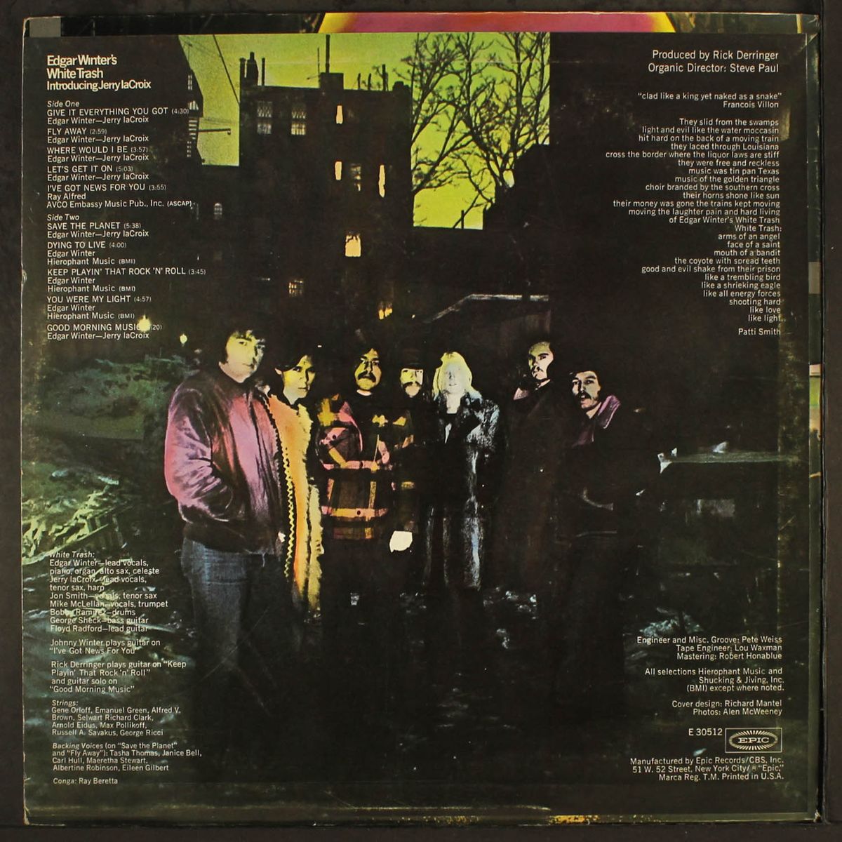 edgar winter's white trash by EDGAR WINTER