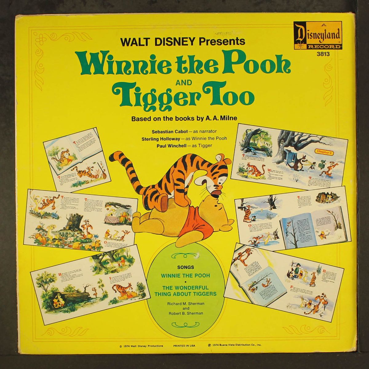 winnie the pooh & tigger too by STERLING HOLLOWAY