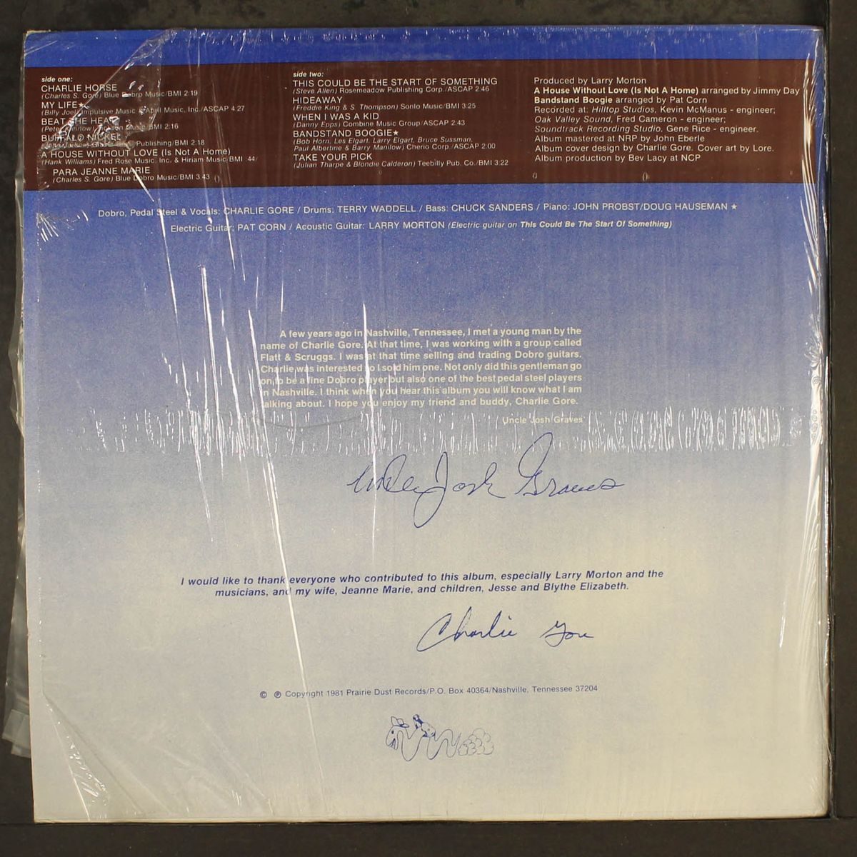 charliehorse by CHARLIE GORE