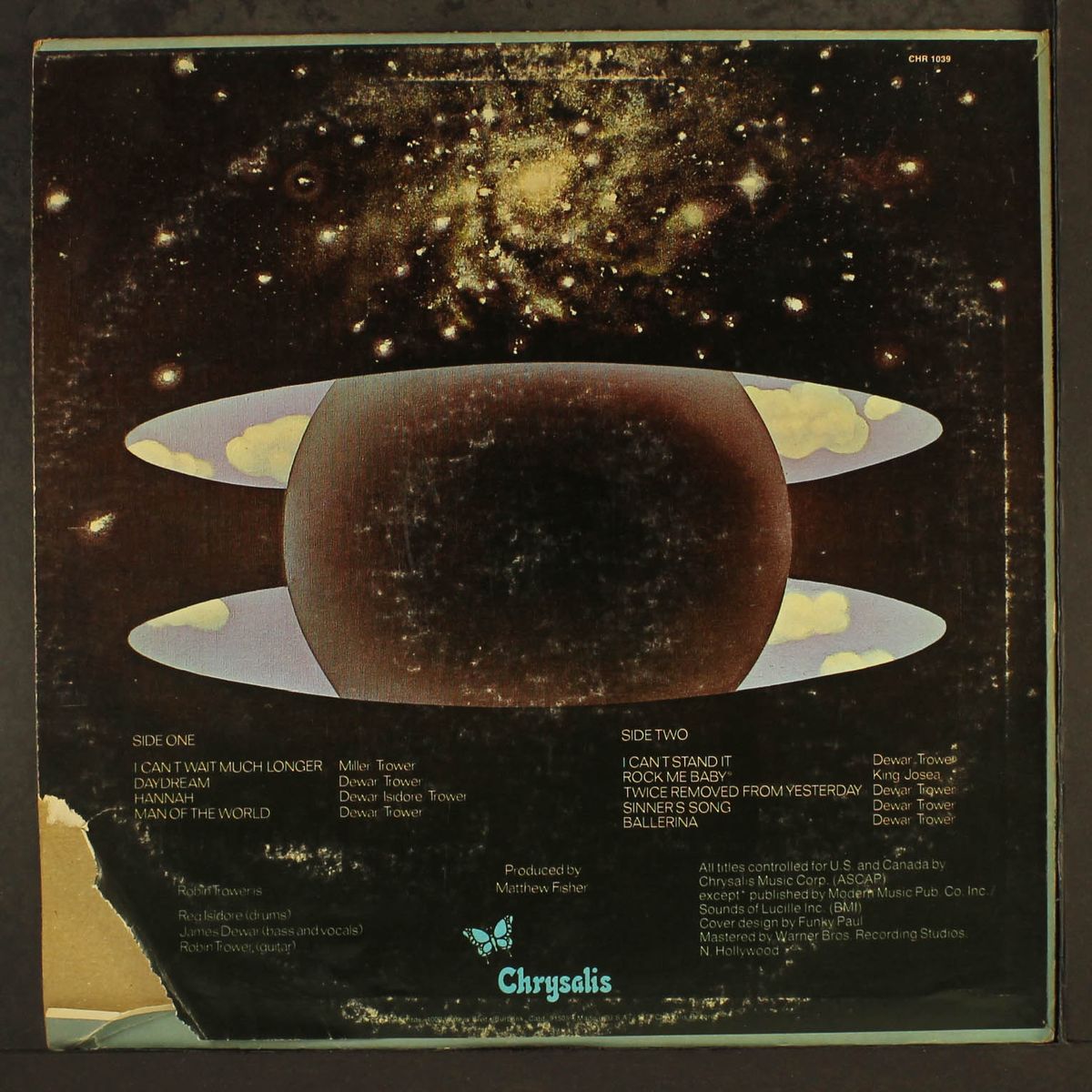 twice removed from yesterday by ROBIN TROWER