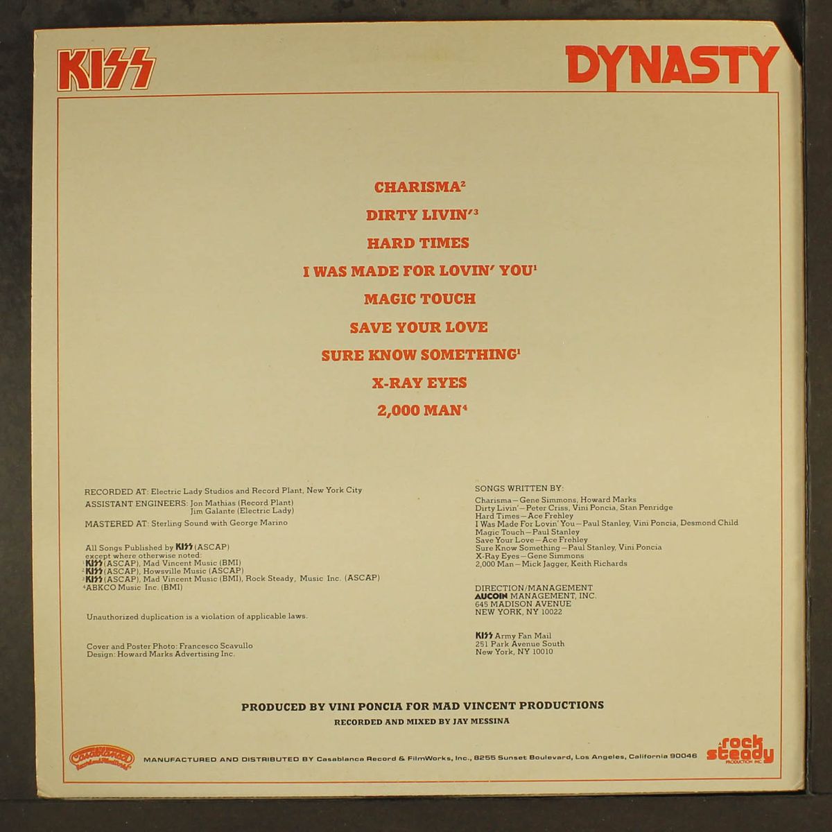 dynasty by KISS