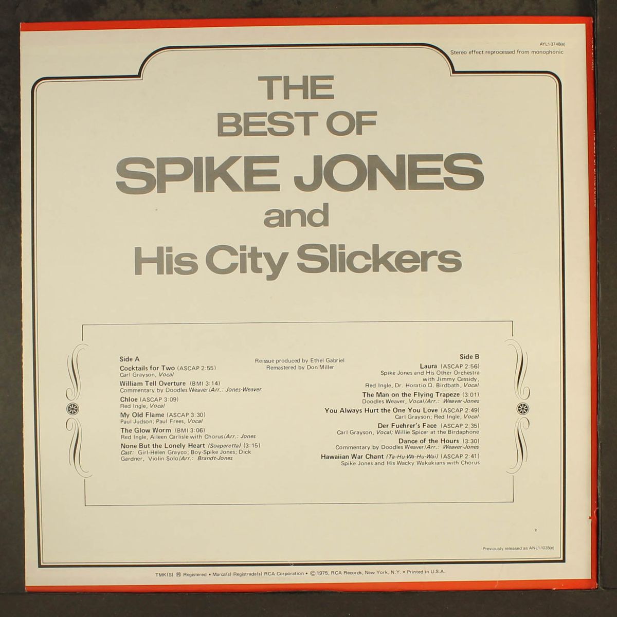 best of by SPIKE JONES