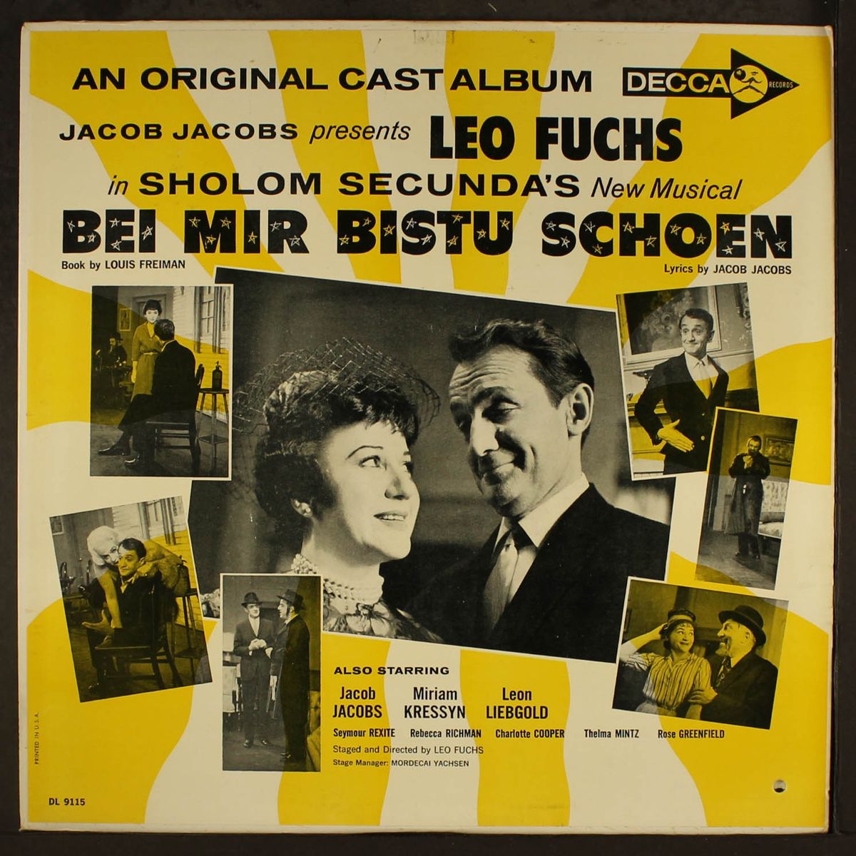 bei mir bistu schoen by ORIGINAL CAST