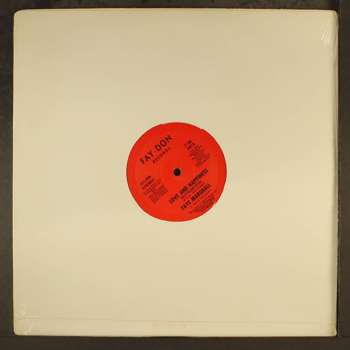 love and happiness / instrumental by FAYE MARSHALL