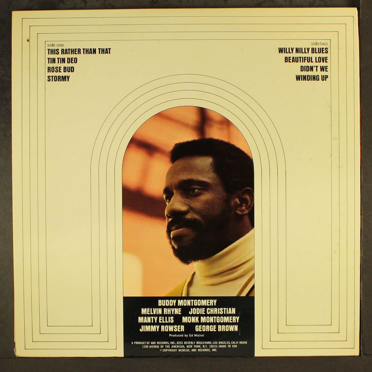 this rather than that by BUDDY MONTGOMERY