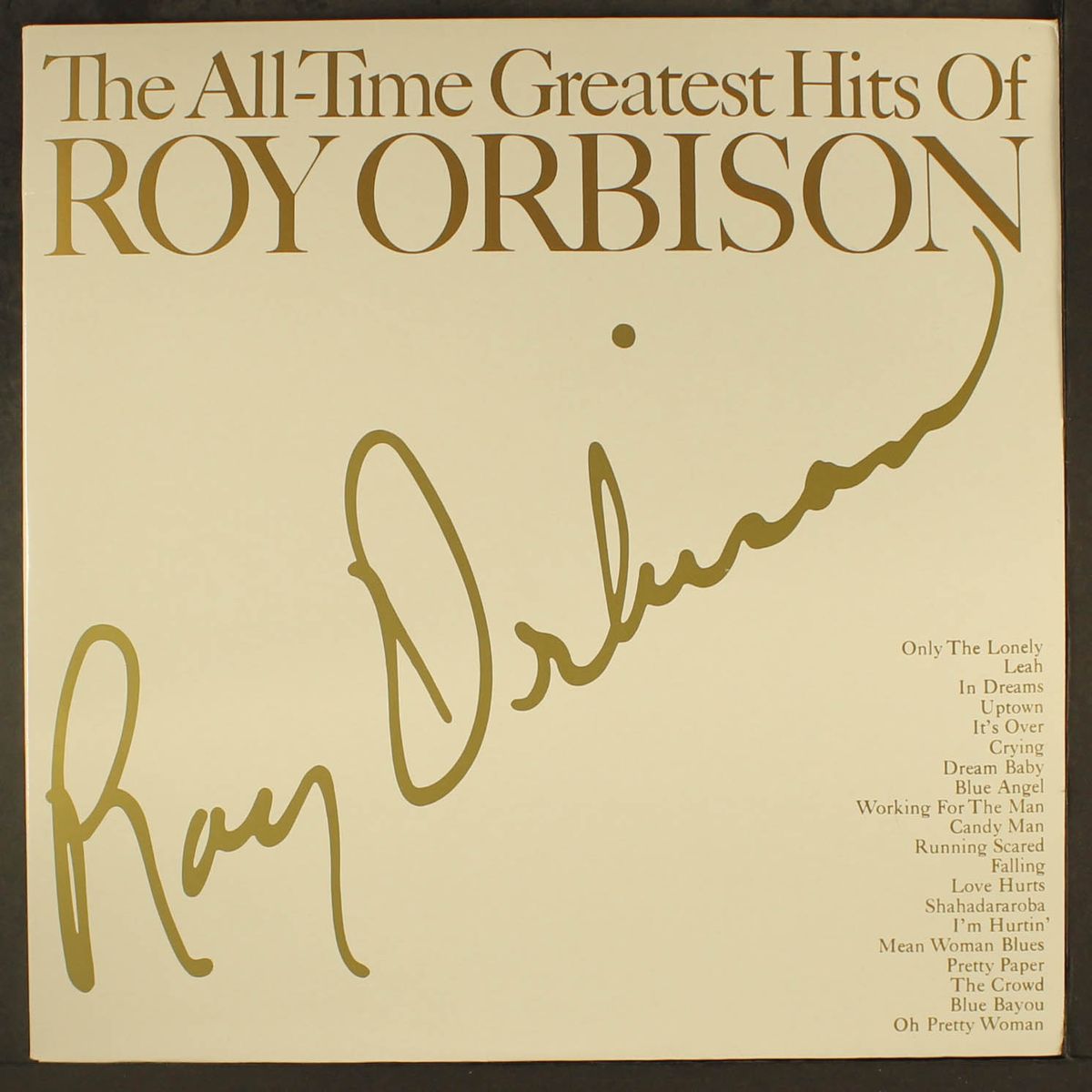 the all-time greatest hits of by ROY ORBISON
